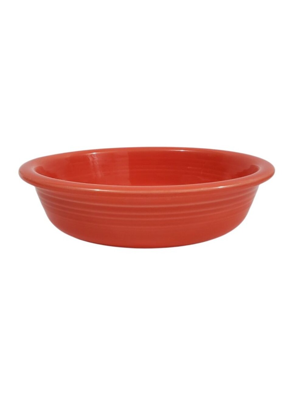 Vtg Fiesta HLC Red Flamingo Bowl 7" Round Vegetable Cereal Salad Serving